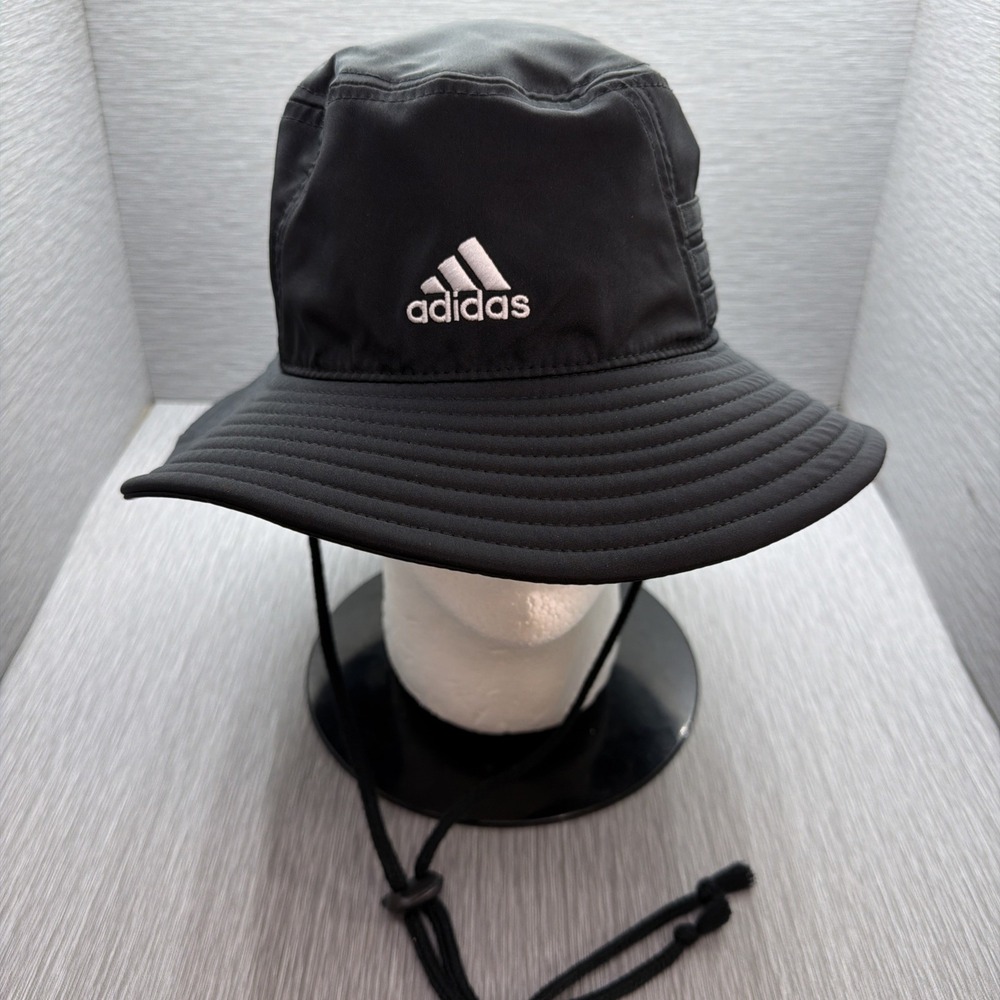 Adidas Bucket Hat Black Aeroready Boonie Sun Hat Mens Adjustable Outdoor